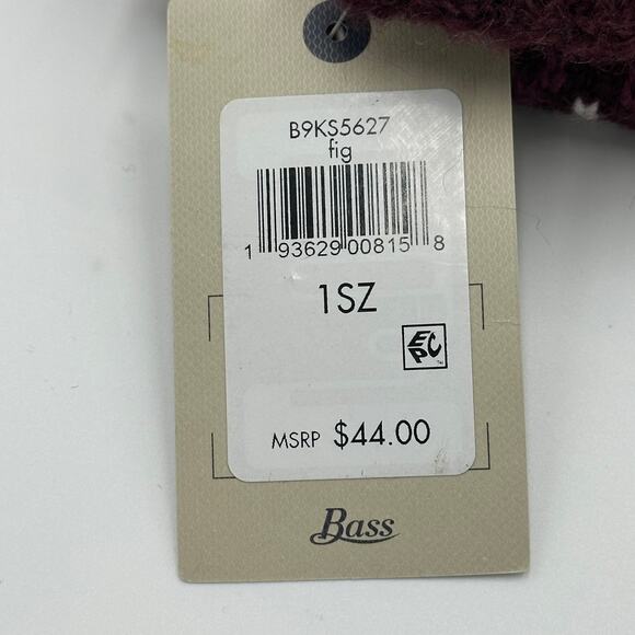 NWT G.H. Bass Knit Metallic Red Pink Glittery Warm Comfy Winter Neck Scarf OS - Picture 7 of 9